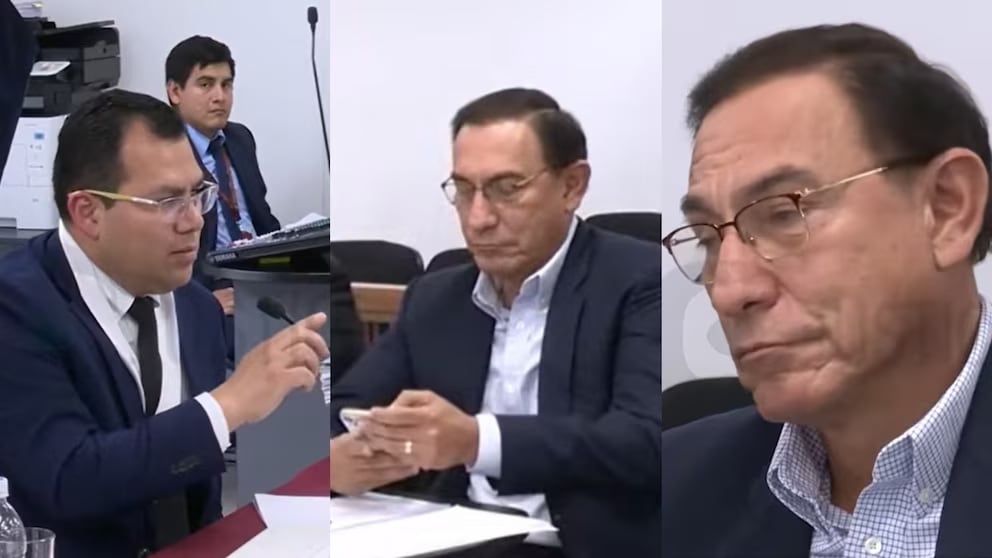 El expresidente fue reprendido por el juez Jorge Chávez Tamariz mientras el fiscal sustentaba el pedido de prisión preventiva por el caso Lomas de Ilo y Hospital de Moquegua. (Composición: Infobae)