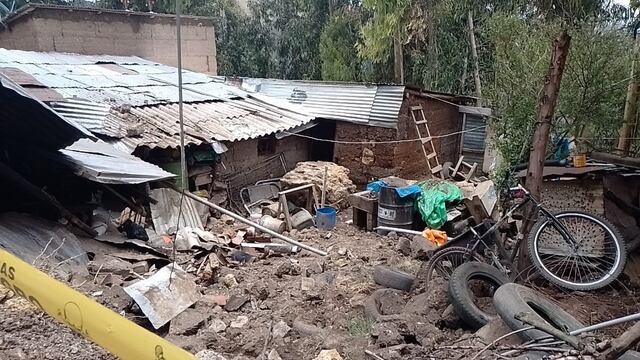 Determinan reubicar a familias víctimas de deslizamientos en Huaylacucho