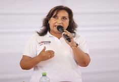 Dina Boluarte critica a encuestadoras: “A los que me ponen 3% de aprobación, les digo de una vez, pónganme cero”