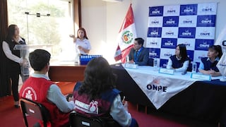 Cusco: ONPE sortea orden de aparición de organizaciones políticas en la franja electoral