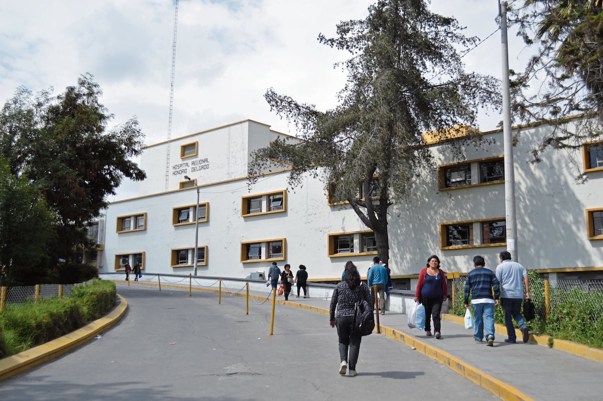 Fachada del hospital Honorio Delgado Espinoza. Foto: GEC