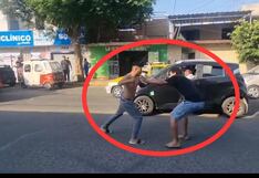 Ica: conductores se enfrentan a golpes en el cruce del distrito de Parcona