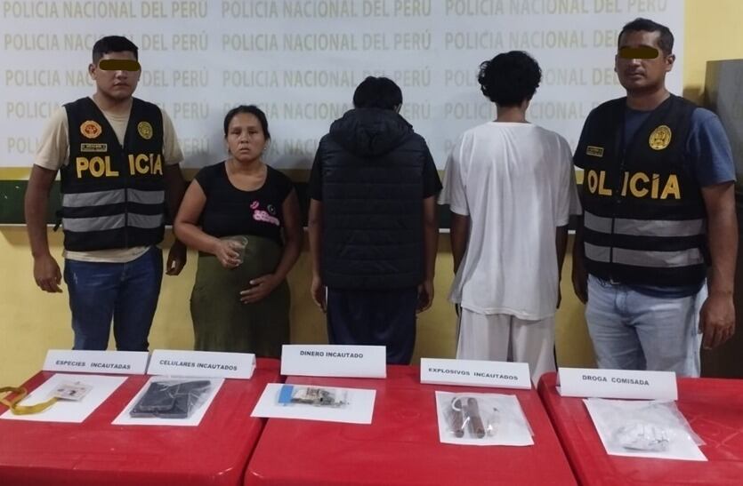 Además de 124 envoltorios tipo “ketes” de pasta básica de cocaína y una bolsa de la misma sustancia a granel