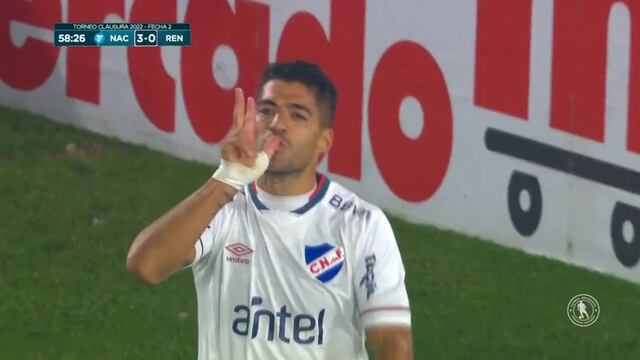 Nacional celebra: primer gol de Luis Suárez en su regreso al club uruguayo (VIDEO)