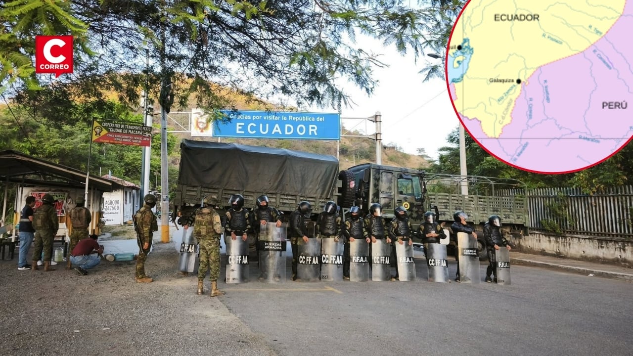 Puente Macará continúa restringido y agrava crisis en la frontera entre Perú y Ecuador. Composición: Diario Correo.