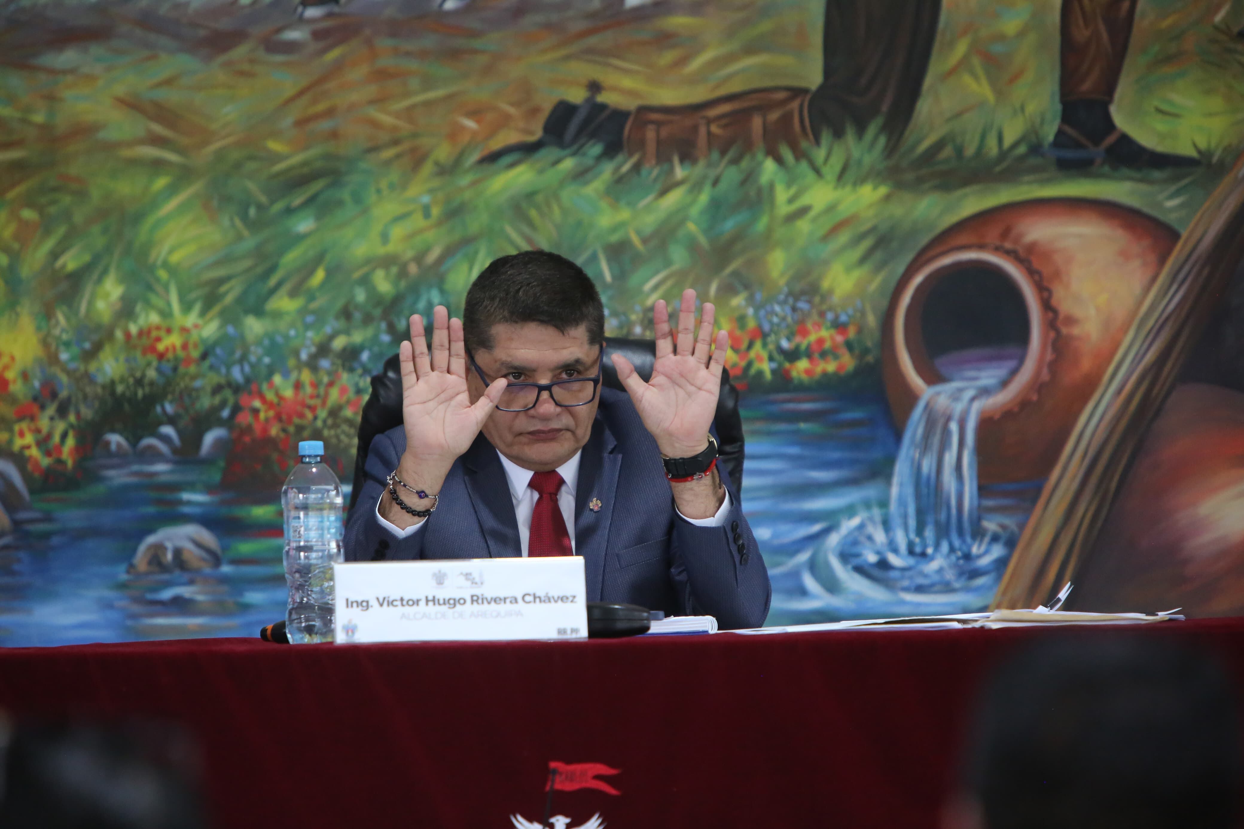 Alcalde de Arequipa, Víctor Hugo Rivera, será investigado por regidores. (Foto: Leonardo Cuito)