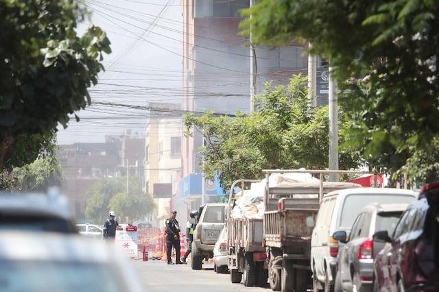 Fuga de gas en Surquillo (Fotos: Jesús Saucedo @photo.gec)
