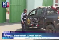 Caso cédulas en la vía pública: autoridades realizan diligencia en almacén de la ONPE