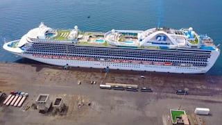 Pisco: Puerto de Paracas recibe al crucero “Crown Princess” con más de 4,300 visitantes