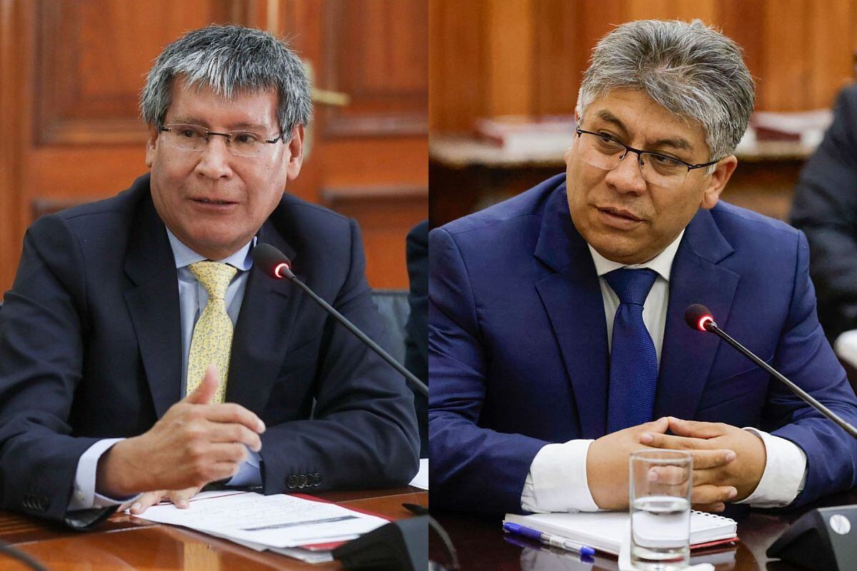 Wilfredo Oscorima, gobernador de Ayacucho, y Werner Salcedo, gobernador de Cusco. (Foto: Difusión)