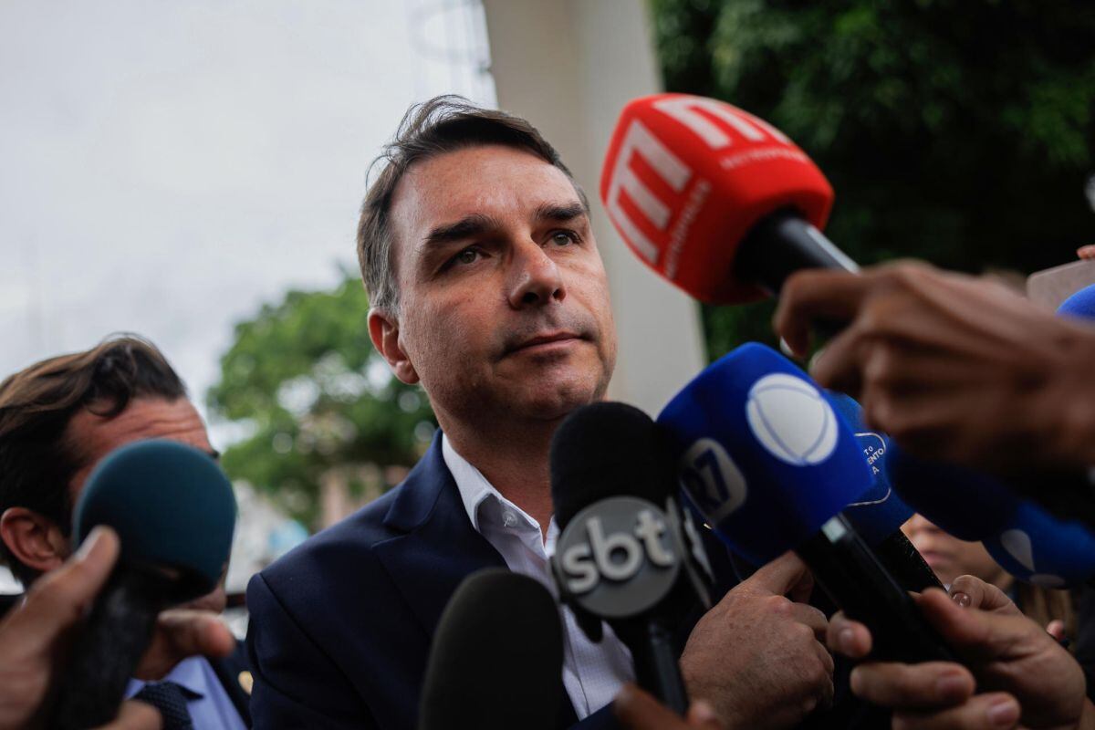 El senador Flávio Bolsonaro. (Foto: EFE/Isaac Fontana)