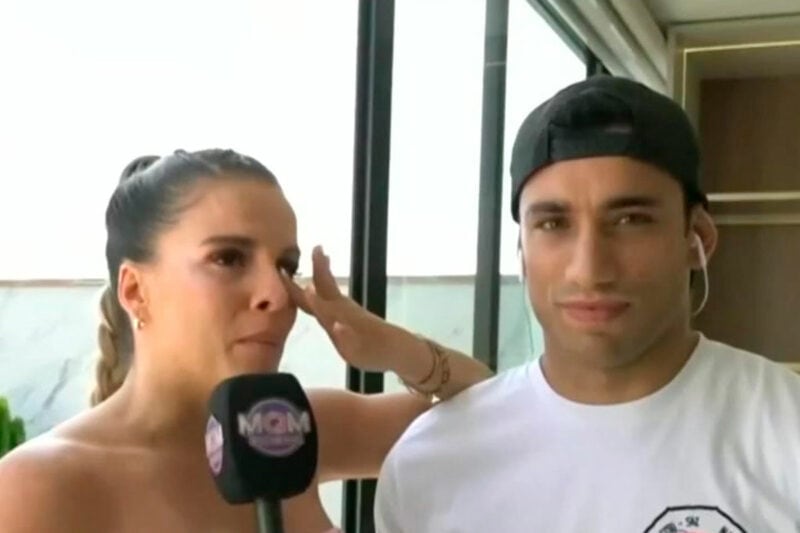 “Él es un gran hombre”, expresó entre lágrimas la empresaria.