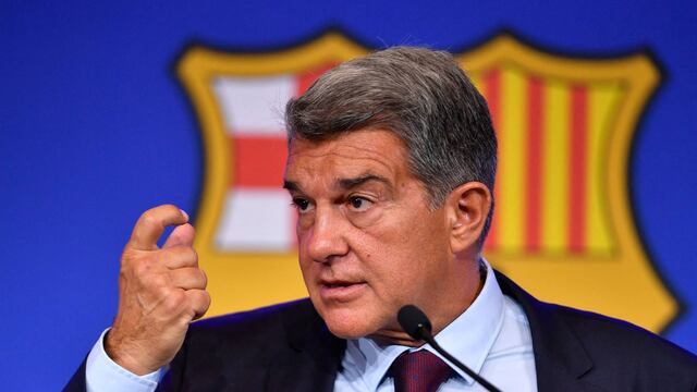 Laporta, presidente de Barcelona, pone a Mbappé como ejemplo de lo que el club no invertirá