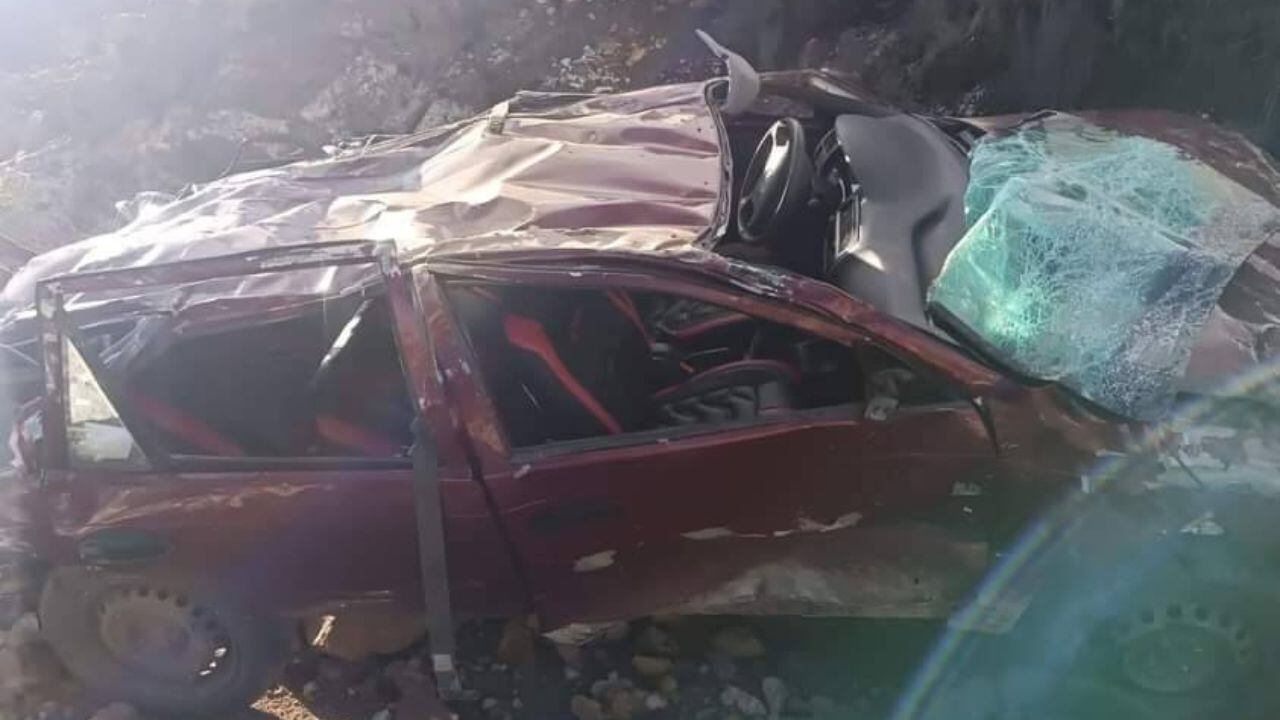 Accidente de tránsito se registró en el sector El Cable del distrito de Quiruvilca.