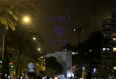 ARMY realizó un espectáculo de drones en la Costa Verde por los conciertos de BTS en Lima (FOTOS)
