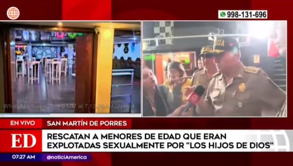 “Lo más indignante es que involucre a menores de hasta de doce años. Son más de 40 menores que han sido identificadas y que aprovecharon su vulnerabilidad”, detalló Jorge Angulo, comandante general de la Policía Nacional del Perú.