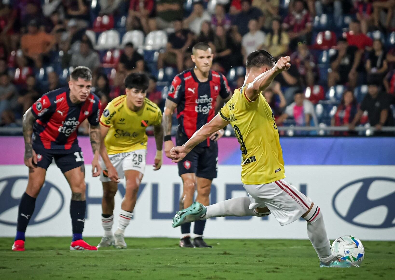 Tomás Martínez ejecutó correctamente el penal a favor de Melgar. Foto: Prensa Melgar.