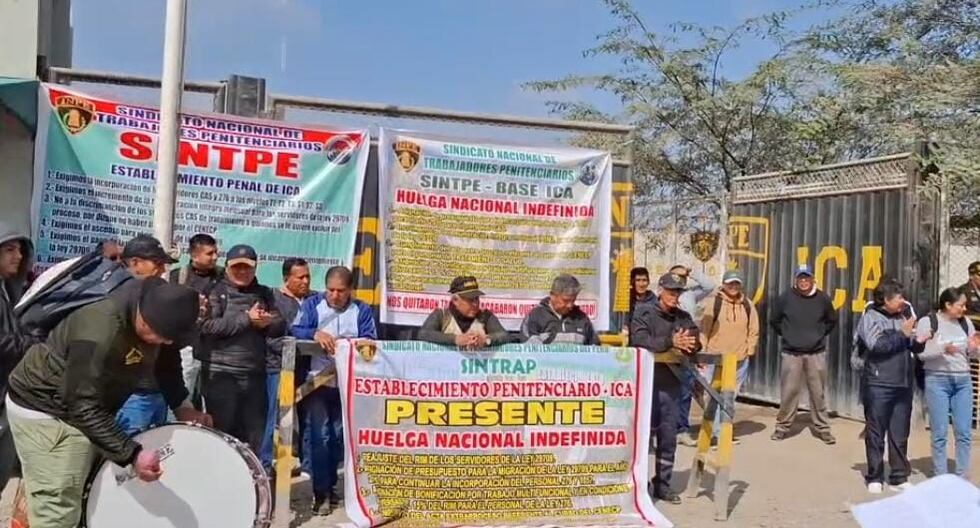 Ica: trabajadores del INPE acatan la huelga a nivel nacional | EDICION ...