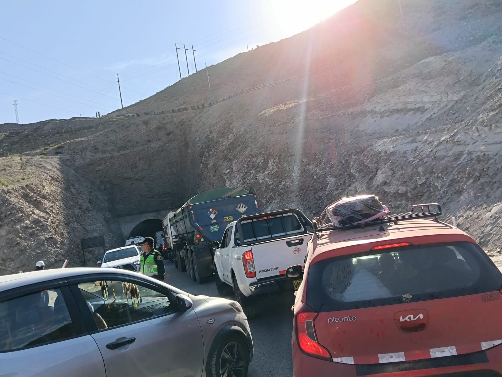 Congestión vehicular se registró desde la zona de San José