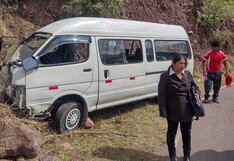 Cusco: Van que trasladaba menores se despista en paseo escolar (FOTOS)
