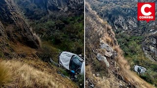 Tarma: Chofer muere y copiloto queda herido tras despiste de camioneta en trocha de San Pedro de Cajas