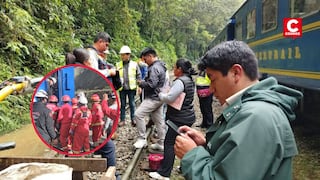 Liberan a detenidos tras choque de trenes en la vía férrea a Machu Picchu