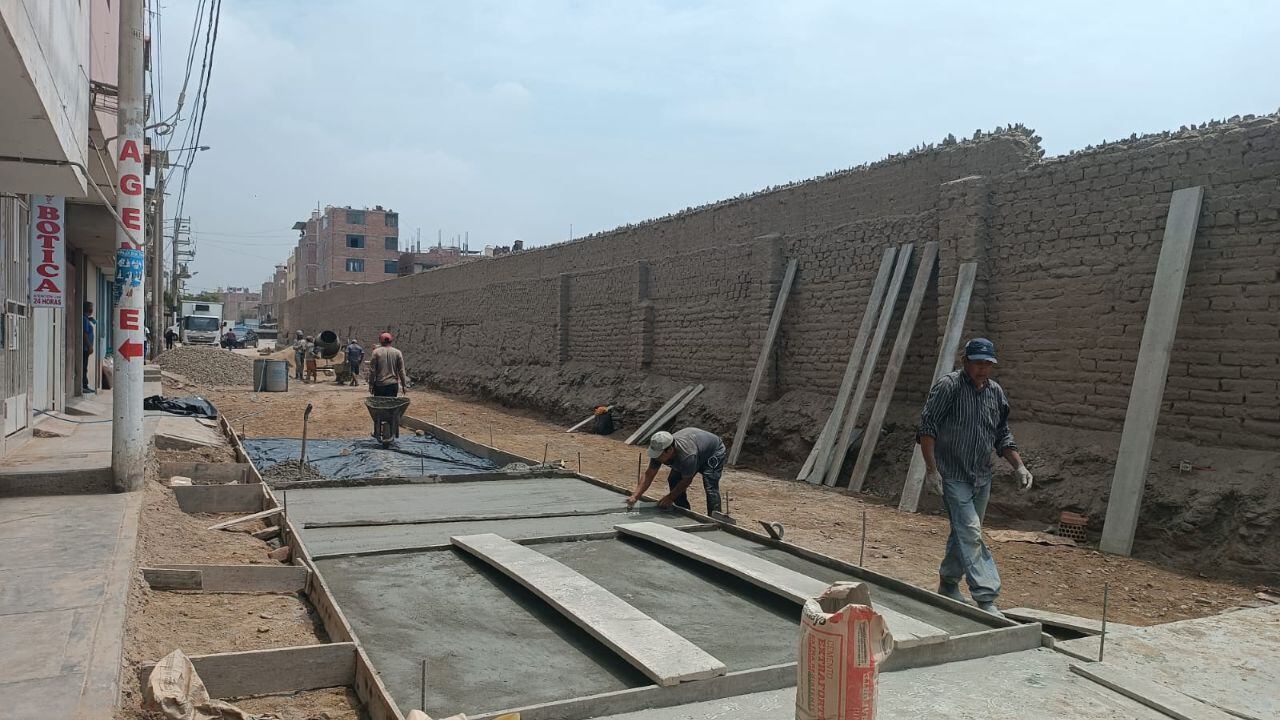 Según informaron, el objetivo es mejorar 500 metros cuadrados de la avenida 21 de Setiembre, en urbanización Las Américas de Trujillo. (Foto: Deyvi Mora)