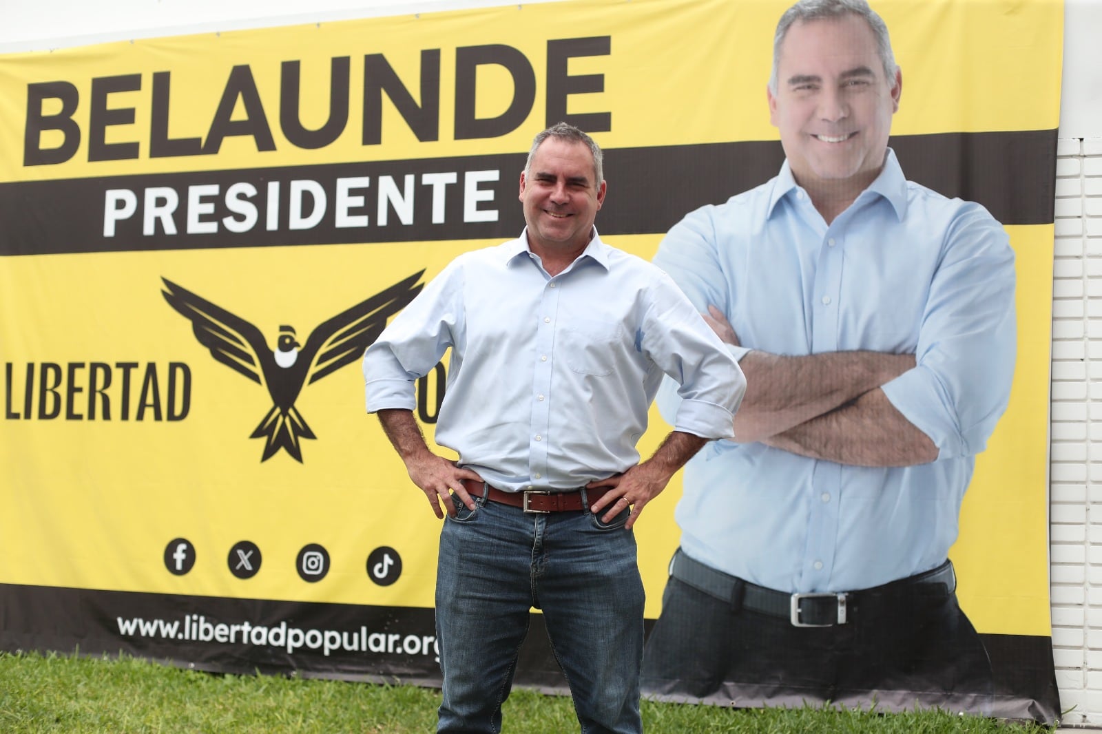 Rafael Belaunde Llosa postula con el partido Libertad Popular (Foto: Jesús Saucedo/GEC)