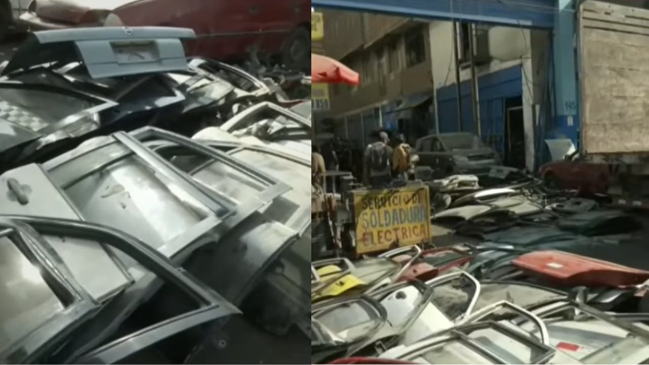 Independencia: incautan autopartes valorizadas en s/ 940 mil tras operativo policial en mercado ‘La 50’. Composición: Diario Correo.