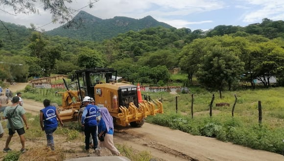 Gobierno Regional de Piura recuperó transitabilidad en la sierra de Piura