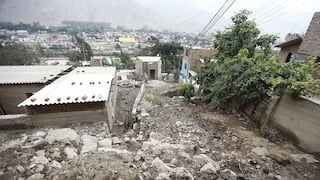 Senamhi teme nuevos deslizamientos en Chosica y Chaclacayo