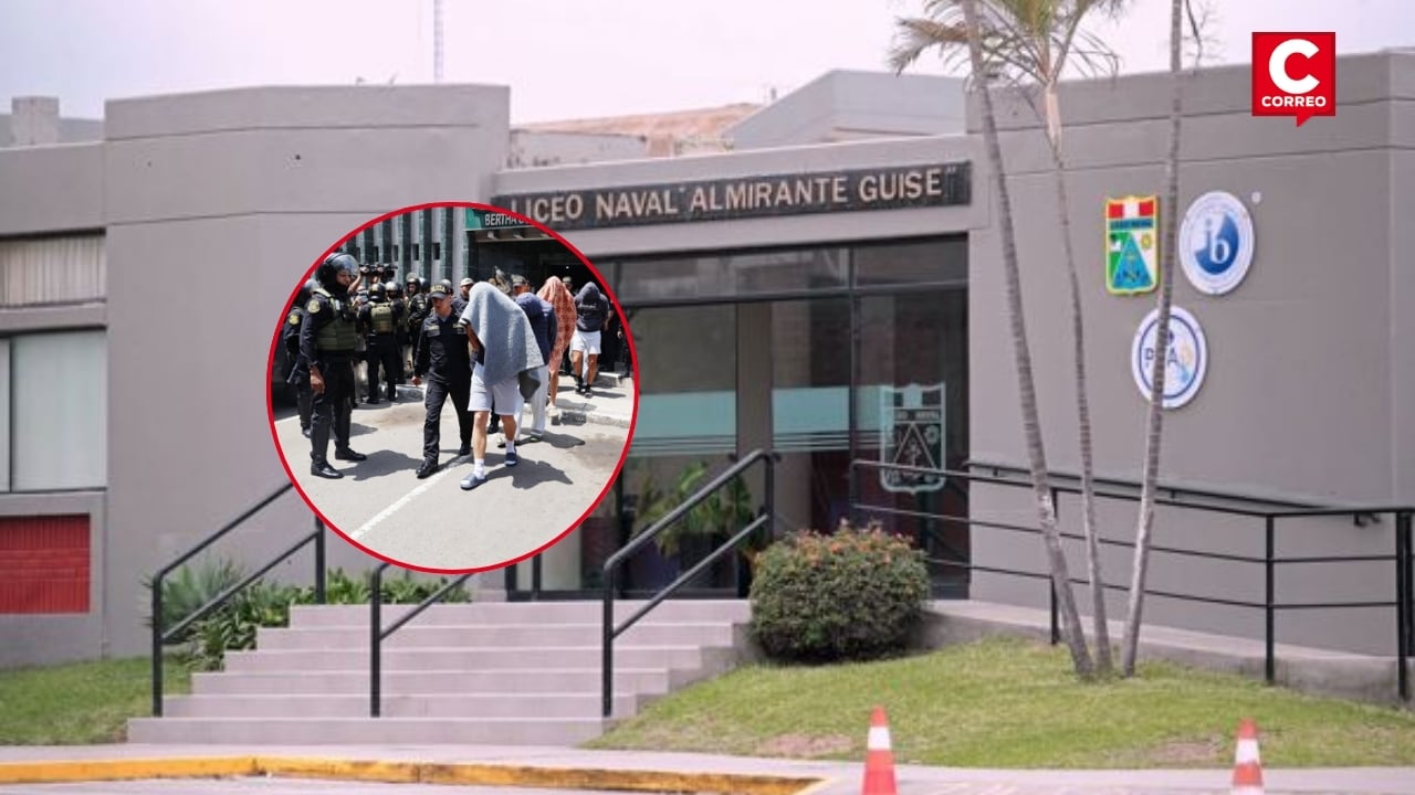 Caso Liceo Naval: menor que fue citado como testigo viajó a EE. UU. y especialista aclara que no había impedimento. Composición: Diario Correo.