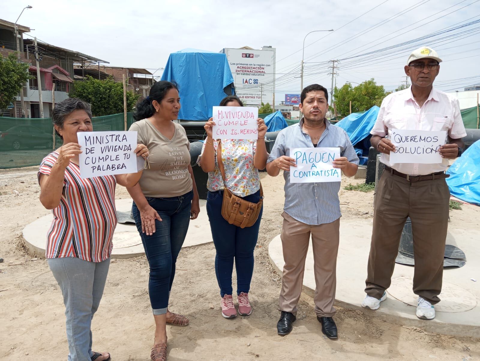 Los pobladores de Ignacio Merino piden que el Ministerio de Vivienda levante las observaciones para que la obra no quede mal hecha. El temor de inundación sigue latente si llueve