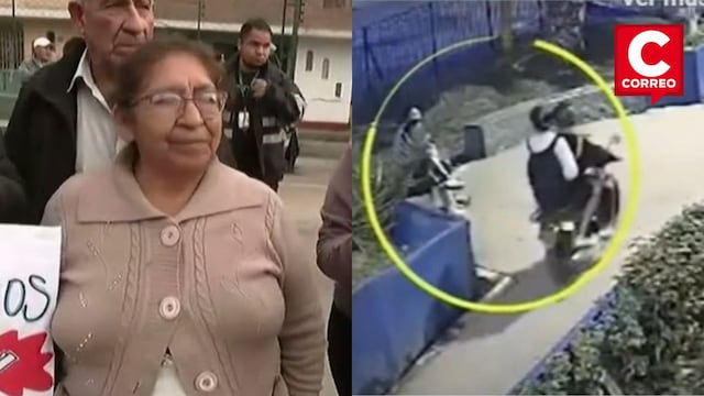 Anciana se enfrenta a sujeto que intentó llevarse la silla de ruedas de su hijo en El Agustino