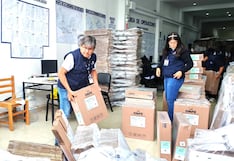 Material electoral llegó a la sierra de la región La Libertad
