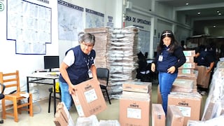 Material electoral llegó a la sierra de la región La Libertad