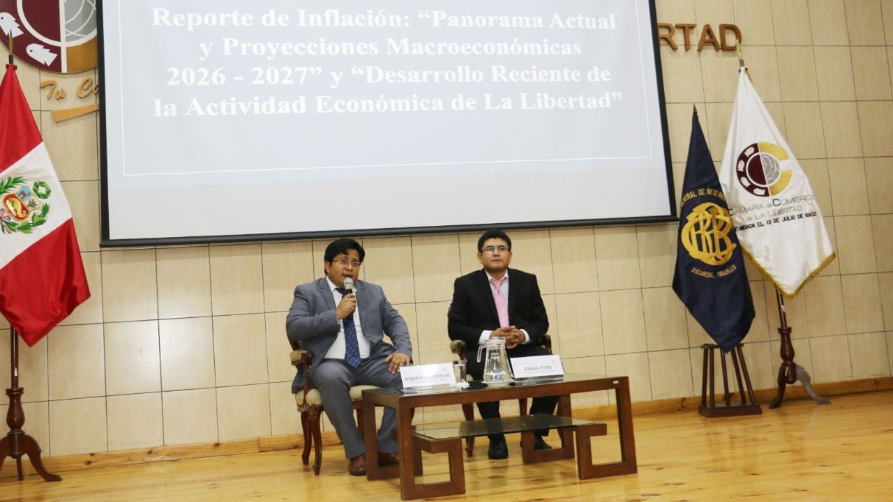 Así lo informaron durante el desayuno empresarial e institucional organizado por la Cámara de Comercio de La Libertad y el BCRP.