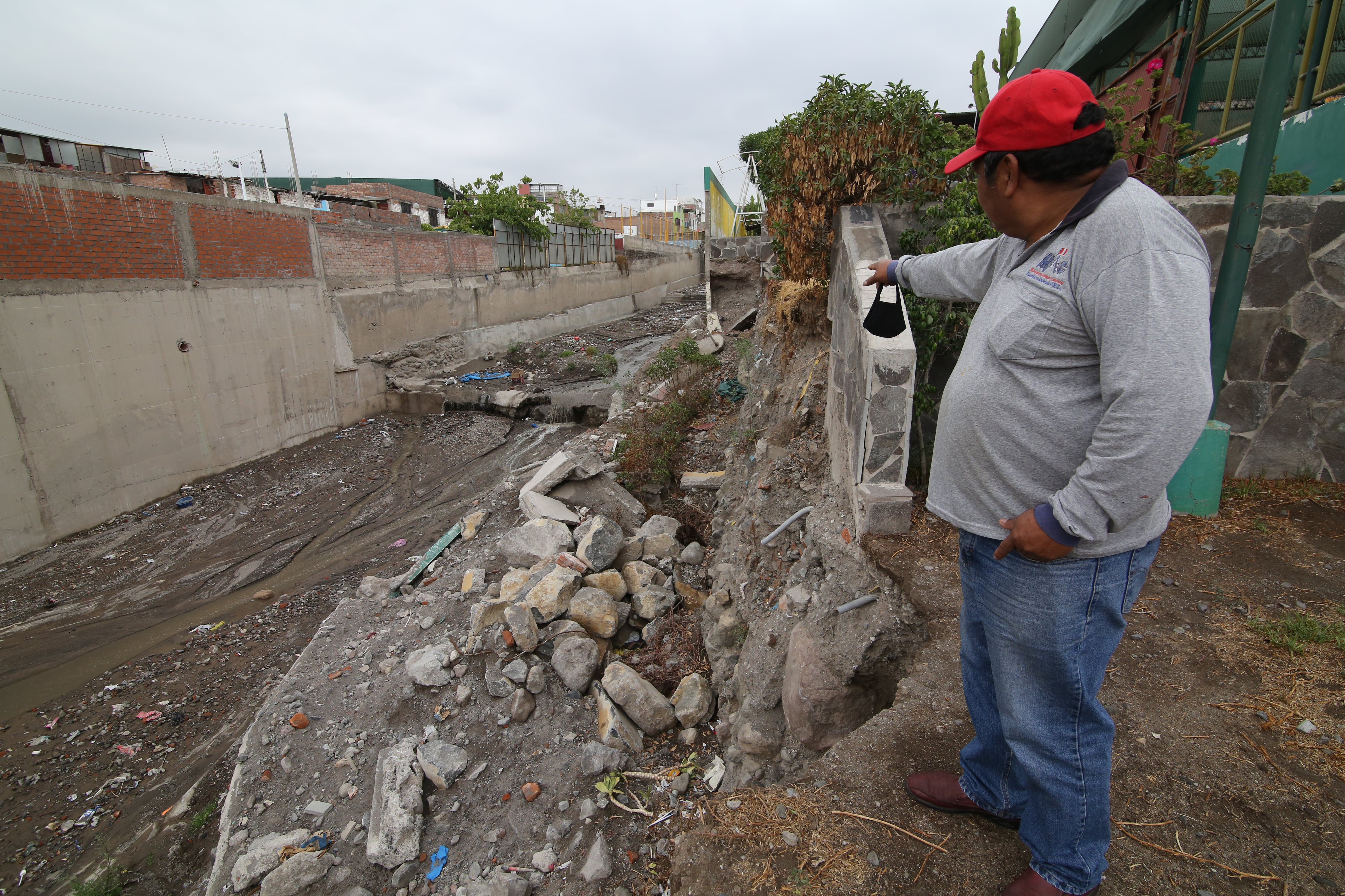 Lluvias intensas dejaron en riesgo a cientos de familias en Mariano Melgar. (Foto: Omar Cruz/@photo.gec)