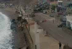 Municipio de Chorrillos cerró parte de la playa La Herradura tras derrumbe de un tramo del malecón