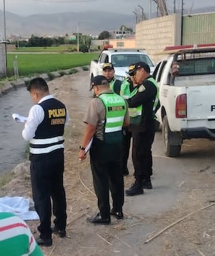 Niño de dos años, muere ahogado en canal de regadío, en Camaná. Foto: PNP.