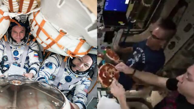 NASA: envían desde la Tierra pizzas a tripulantes que están en el espacio (VIDEO)