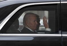 Joe Biden llega al Centro de Convenciones en San Borja para la cumbre APEC