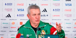 Entrenador del México, Javier Aguirre. (Photo by Rodrigo Oropeza / AFP)
