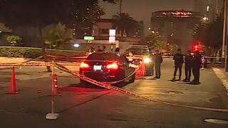 Asesinan a hombre a bordo de su BMW en pleno centro financiero de San Isidro