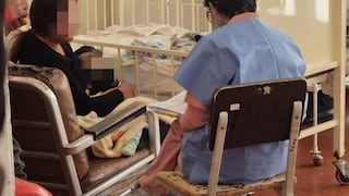 Arequipa: bebé encontrado en la calle se recupera de neumonía y con custodia policial (VIDEO)