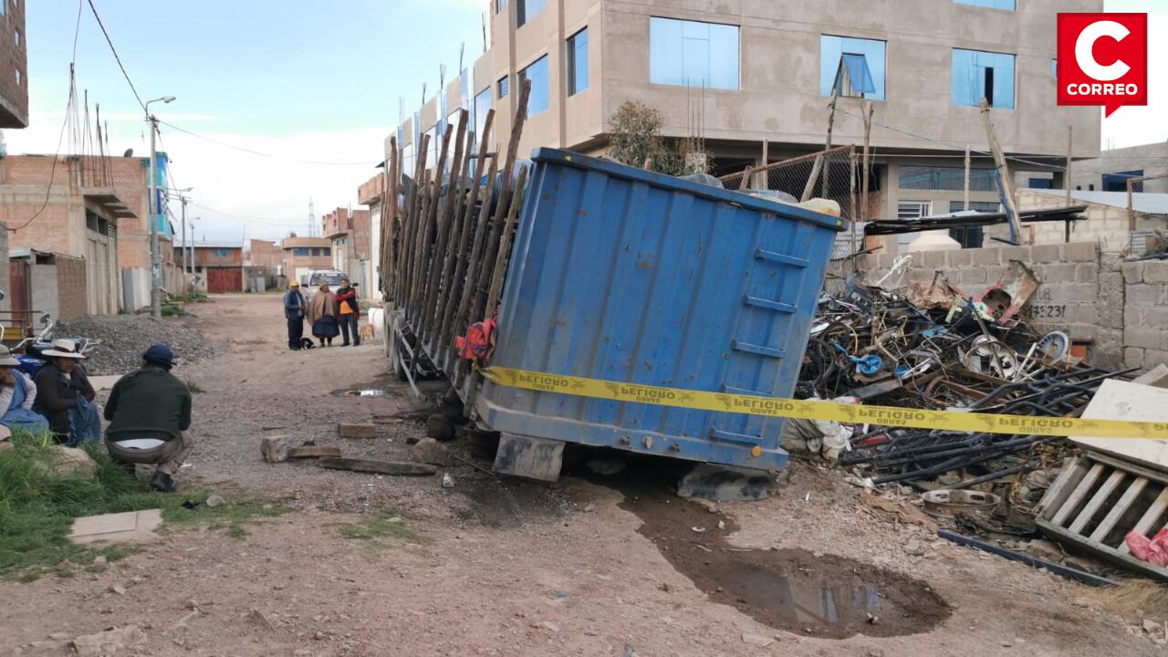 PUNO: Mecánico falleció al ser aplastado por remolque