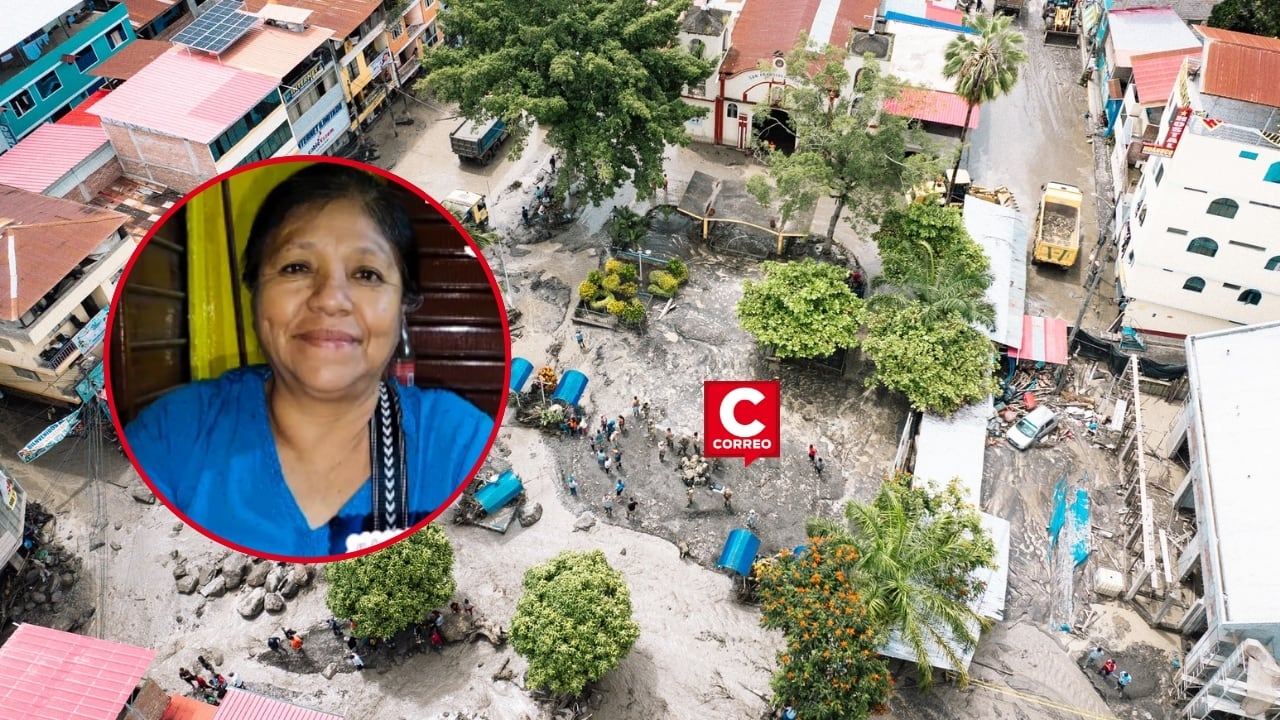 Ayna: desborde de río Sankirhuato que arrasó viviendas dejó una persona desaparecida y 950 damnificados. Composición: Diario Correo.