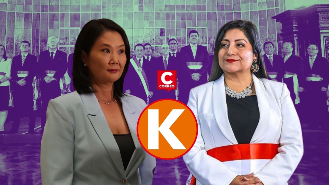 Keiko Fujimori advierte que podría negar la confianza al gabinete Miralles: “La decisión la tomará la bancada”. Composición: Diario Correo.