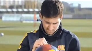 Messi y Barcelona saludan al mundo entero por Navidad