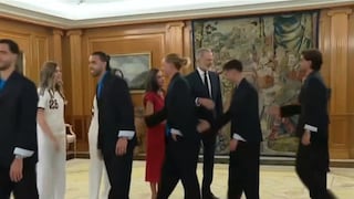Felipe VI recibe a la selección española tras ganar el Mundial: “Sois un conjunto estelar y legendario”